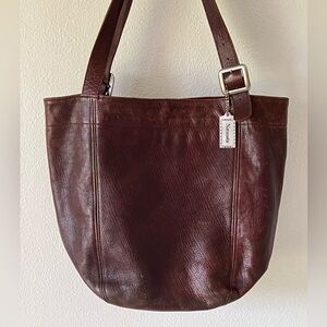 Navasota Bohemian Chocolate Brown Leather Purse Large Shoulder Tote Bag